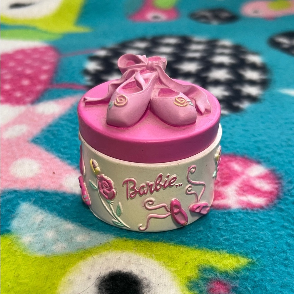 Barbie Pink Ballet Shoe Keepsake Box